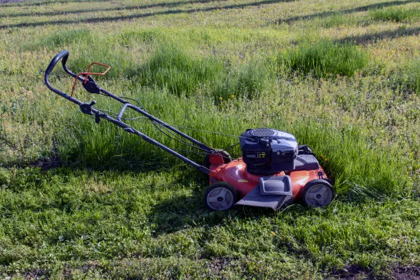 Can you mow wet grass Lynn, MA